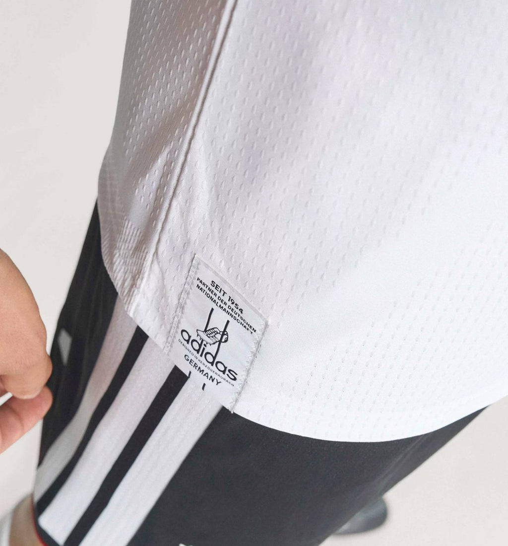 adidas Men's Fullkrug Germany Authentic Home World Cup Jersey 2026 (White/Black)