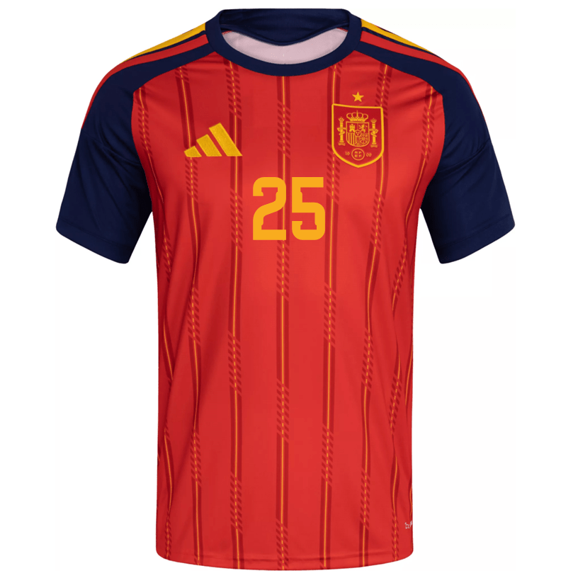 adidas Men's Yeremy Spain World Cup Home Jersey 2026 (Vivid Red)