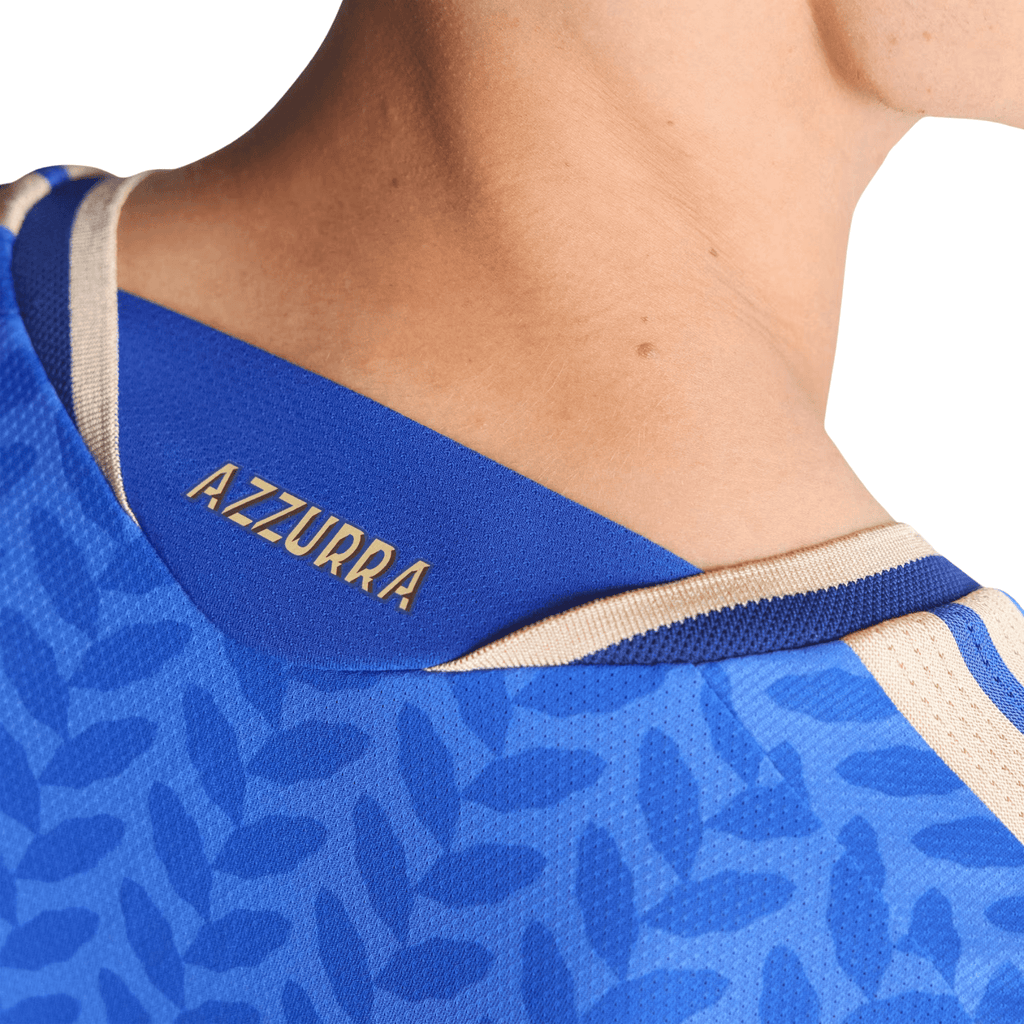 adidas Men's Vicario Italy 2026 Authentic Home Jersey (Bold Blue)