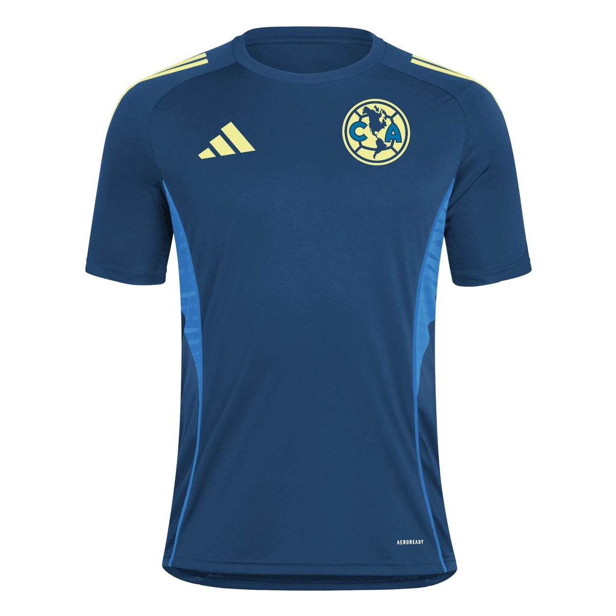adidas Men's Club AmÃ©rica Tiro 25 Training Jersey (Navy/Yellow)