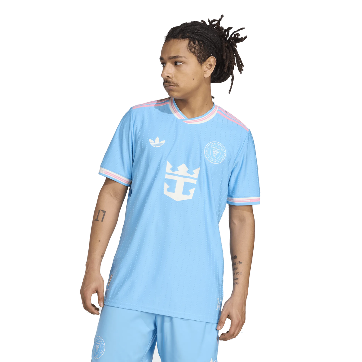 adidas Rios Novo Inter Miami Authentic Third Jersey 25/26 (Blue/Pink)