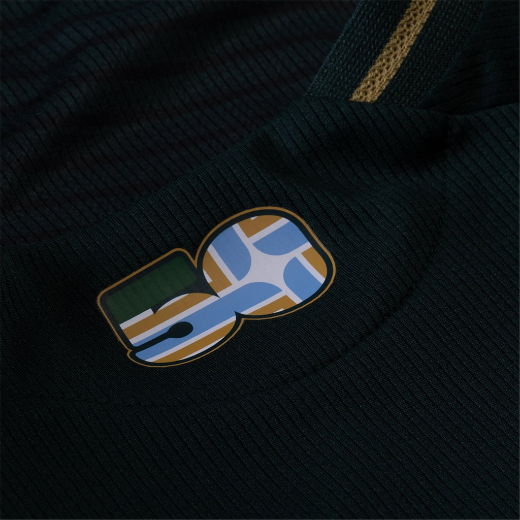 adidas Zac McGraw Portland Timbers Authentic Home Jersey w/ MLS & Apple Patch 25/26 (Green/Gold)