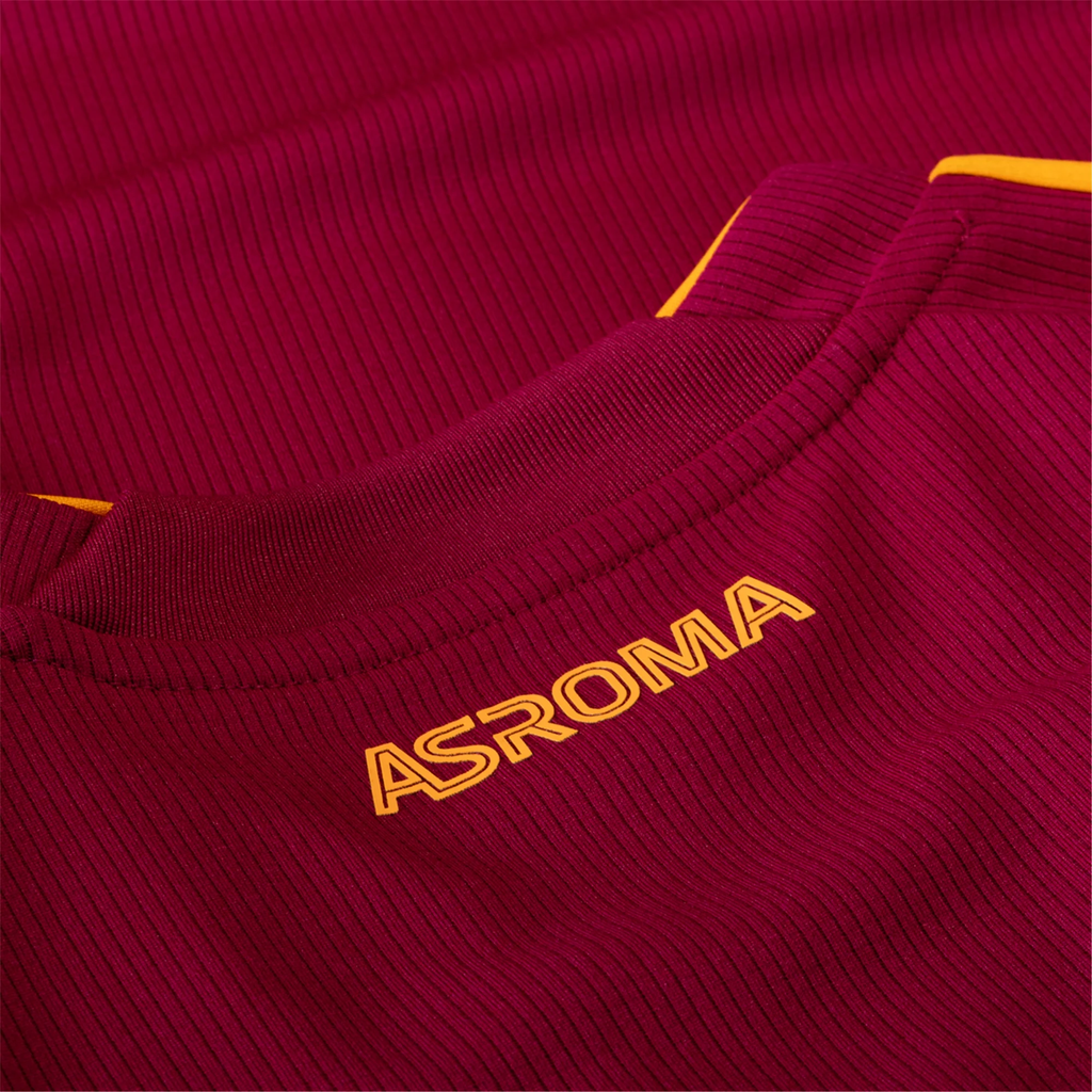 adidas Men's Roma Tommaso Baldanzi Home Jersey w/ Serie A Patch 25/26 (Burgundy)