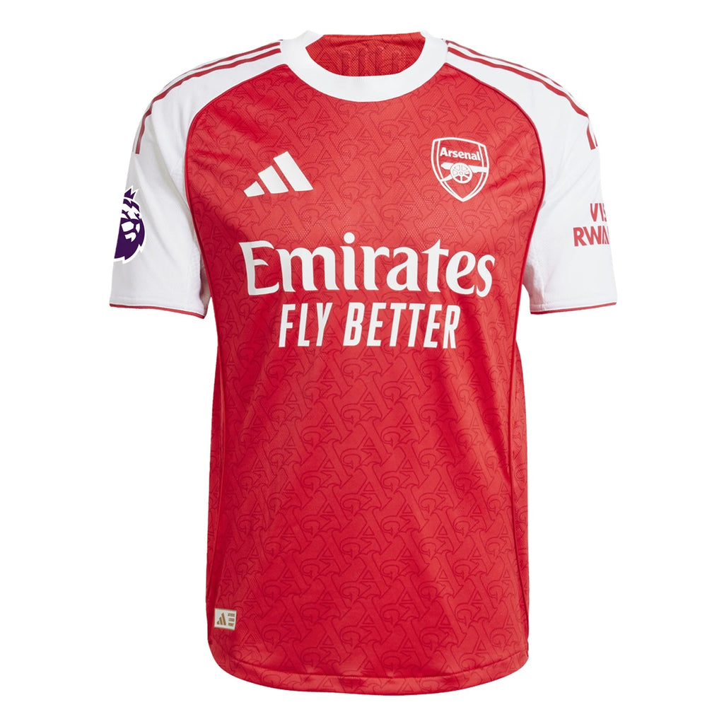 adidas Jorginho Arsenal FC Authentic Home Jersey 25/26 w/ EPL Patch (Better Scarlet/White