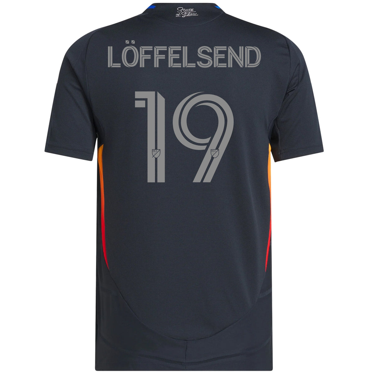 adidas Jasper LÃ¶ffelsend San Diego FC Authentic Home Jersey w/ MLS + Apple TV Patches 25/26 (Night Navy)