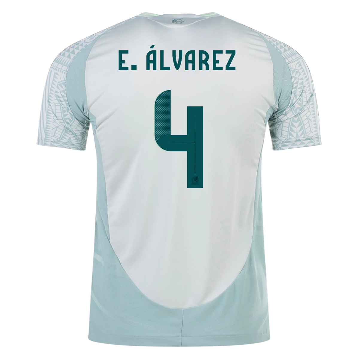 adidas Mens Mexico Authentic Edson Ãlvarez Away Jersey 24/25 (Linen Green)
