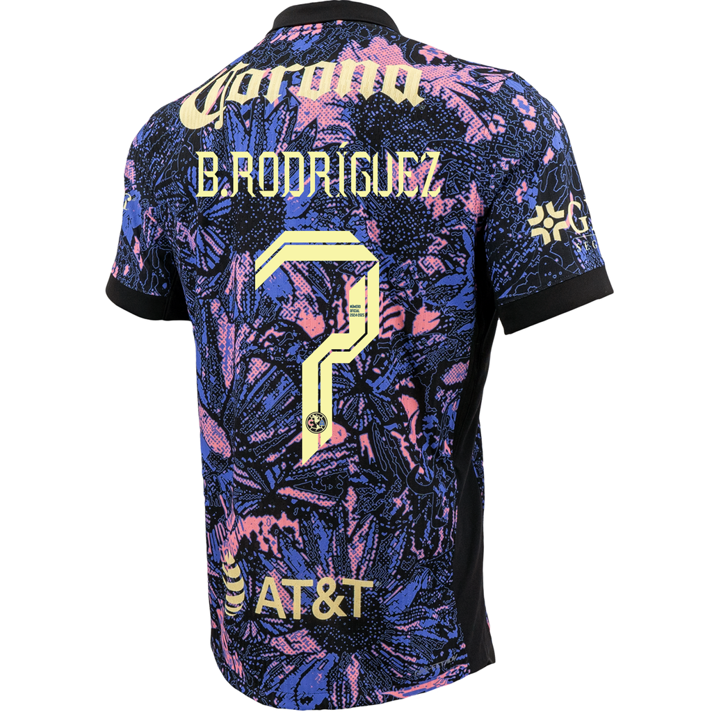 Nike Club America Authentic Brian RodrÃ­guez Third Jersey 24/25 (Purple)