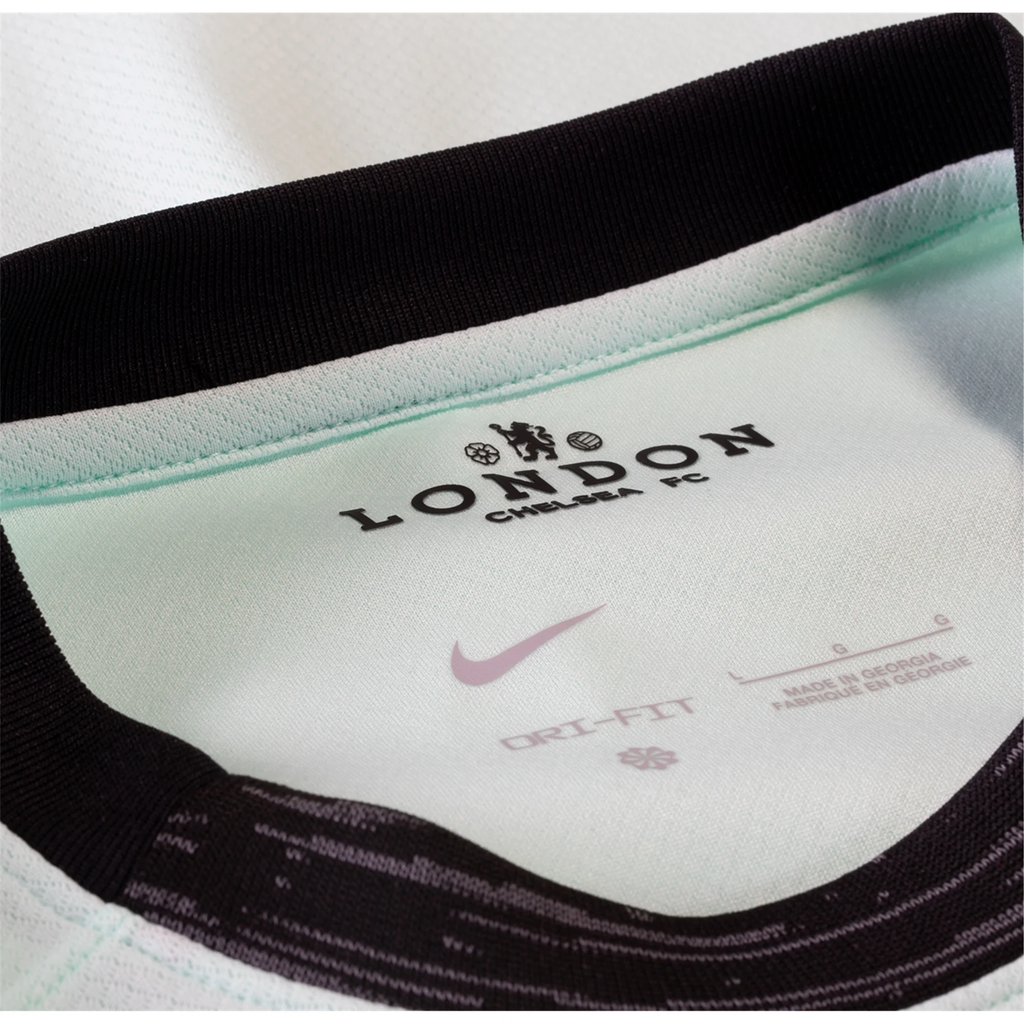 Nike Chelsea Third Jersey w/ EPL + No Room For Racism Patches 23/24 (Mint Foam/Black)