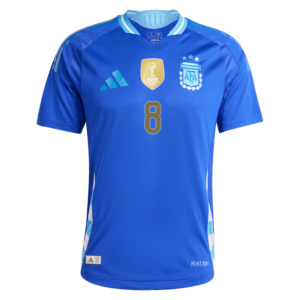 adidas Argentina Authentic Enzo Fernandez Away Jersey 24/25 (Lucid Blue/Blue Burst)