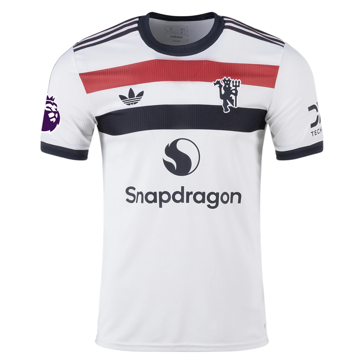 adidas Manchester United Rasmus HÃ¸jlund Authentic Third Jersey w/ EPL Patch 24/25 (Off White)