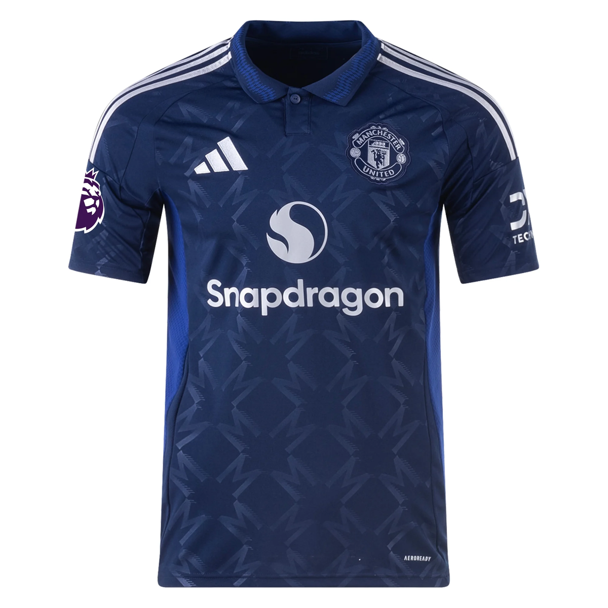 adidas Manchester United Rasmus HÃ¸jlund Away Jersey w/ EPL Patch 24/25 (Night Indigo)