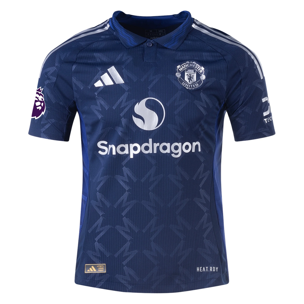 adidas Manchester United Authentic Lisandro Martinez Away w/ EPL Patch 24/25 (Night Indigo)