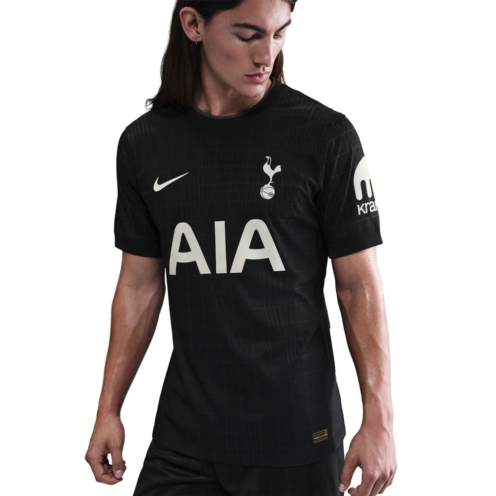 Nike Solanke Tottenham Hotspur Authentic Away Jersey 25/26 w/ EPL Patch (Black/Iron)