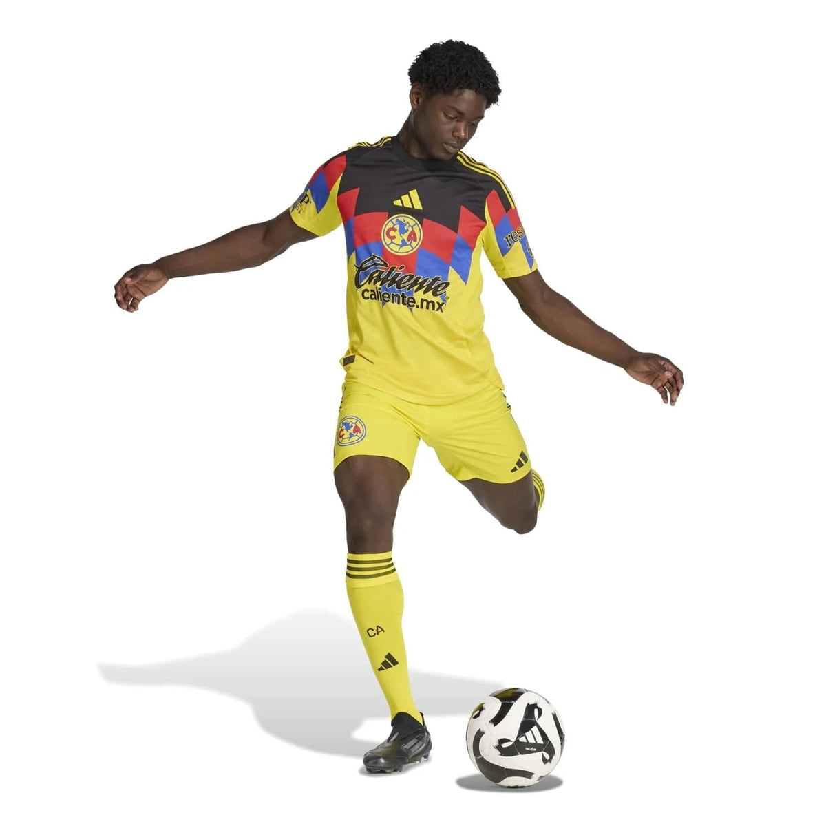 adidas I. Reyes Men's Club America 25/26 Authentic Home Jersey (Yellow)