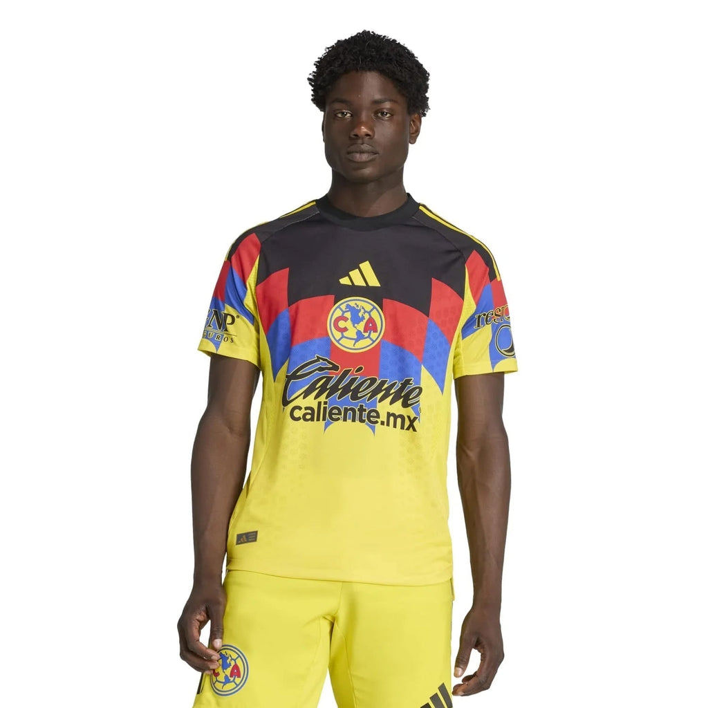 adidas R. Juarez Men's Club America 25/26 Authentic Home Jersey (Yellow)