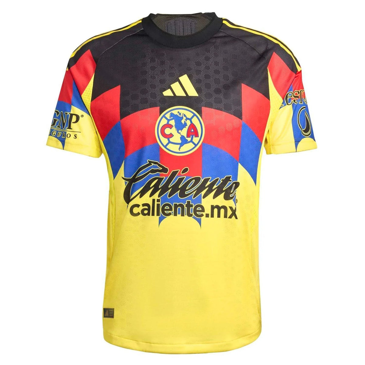 adidas I. Reyes Men's Club America 25/26 Authentic Home Jersey (Yellow)