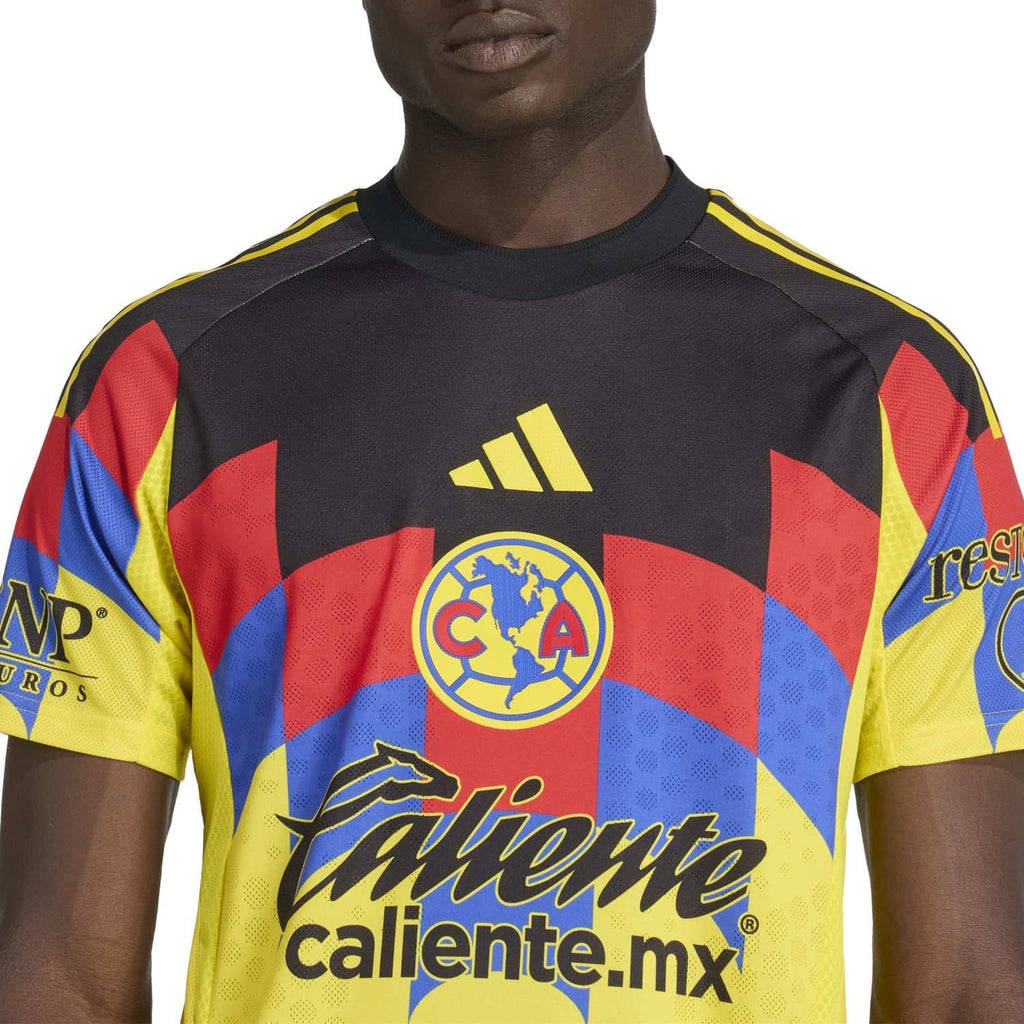 adidas Javairo Men's Club America 25/26 Authentic Home Jersey (Yellow)