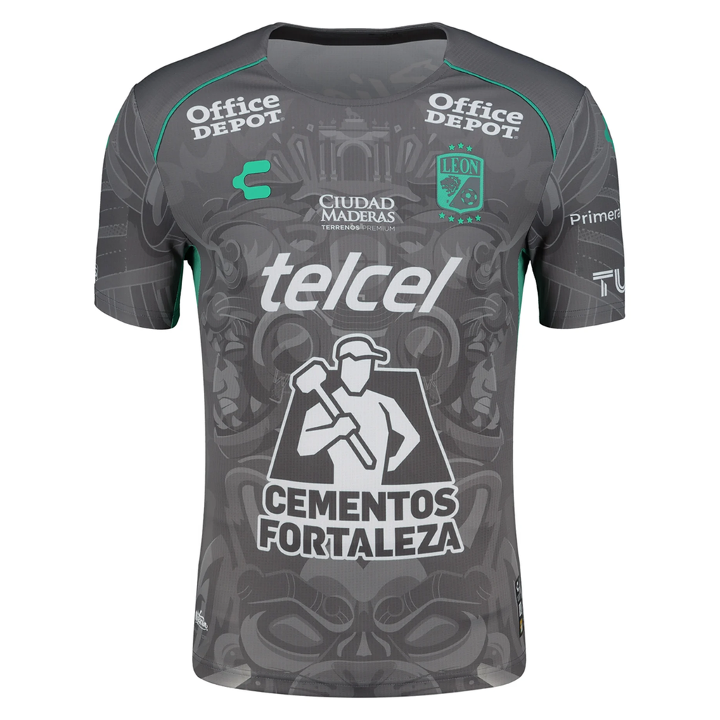 Charly Nicolas Fonseca Leon Third Jersey 24/25 (Grey/Green)
