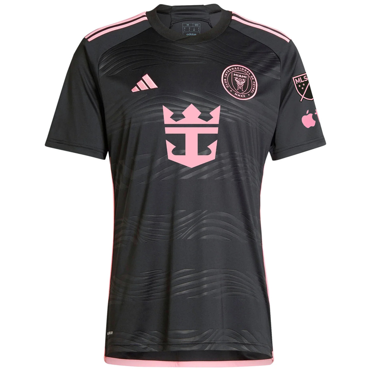 adidas Inter Miami Josef Martinez Royal Caribbean Away Jersey w/ MLS + Apple TV Patches 23/24 (Black/Bliss Pink)