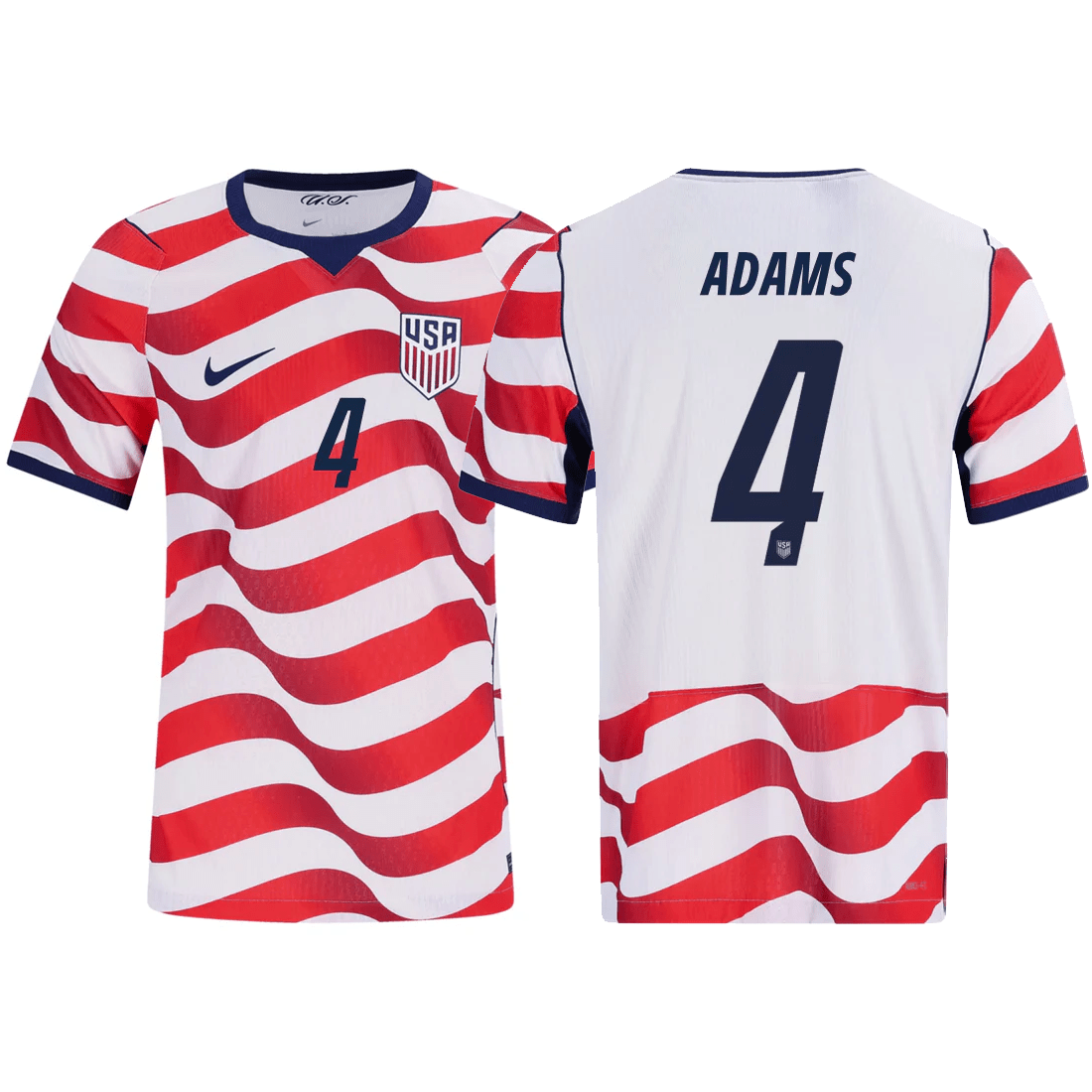 Nike Mens Adams United States Match Authentic Home Jersey 2026 (Sail/Midnight Navy)