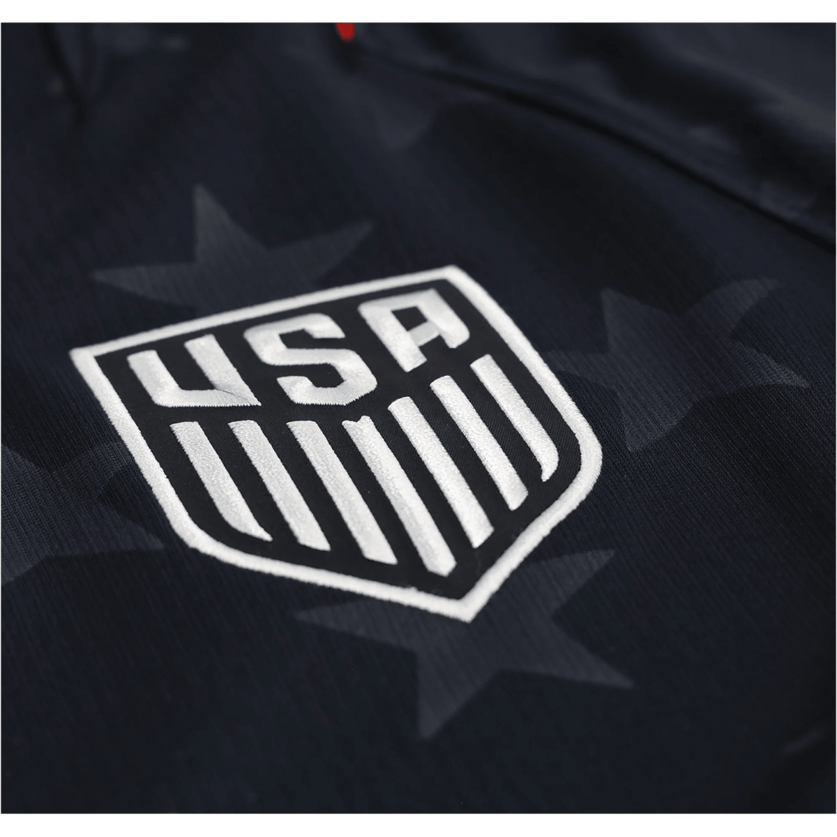 Nike Mens Musah United States Away Stadium Jersey 2026 (Dark Obsidian/Pure Platinum)
