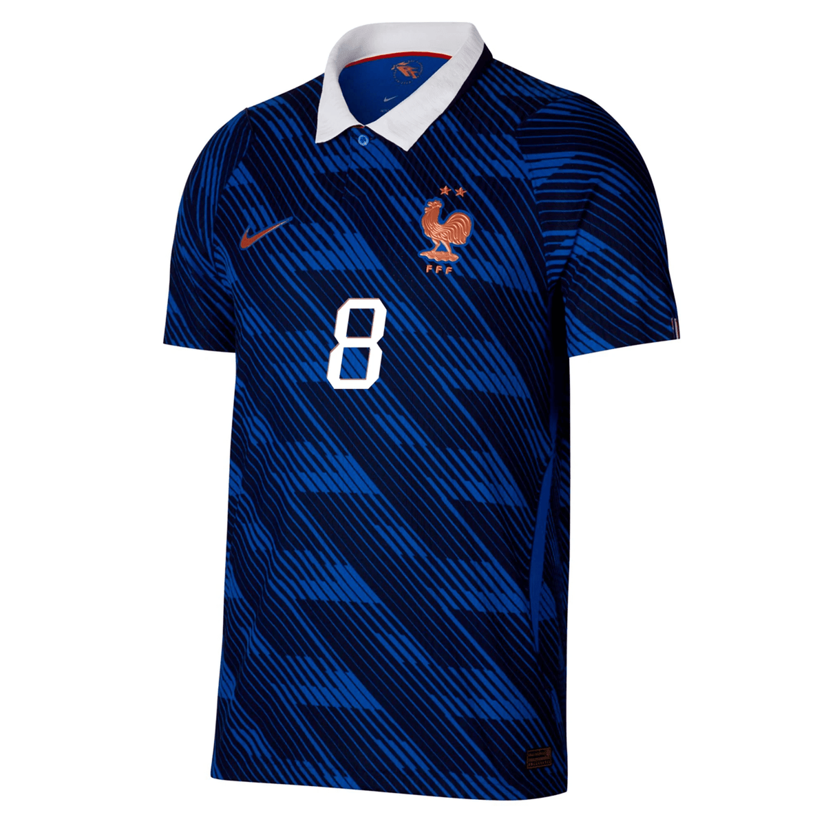 Nike Mens France AurÃ©lien TchouamÃ©ni Match Authentic Home Jersey 2026 (Game Royal/Metallic Gold)