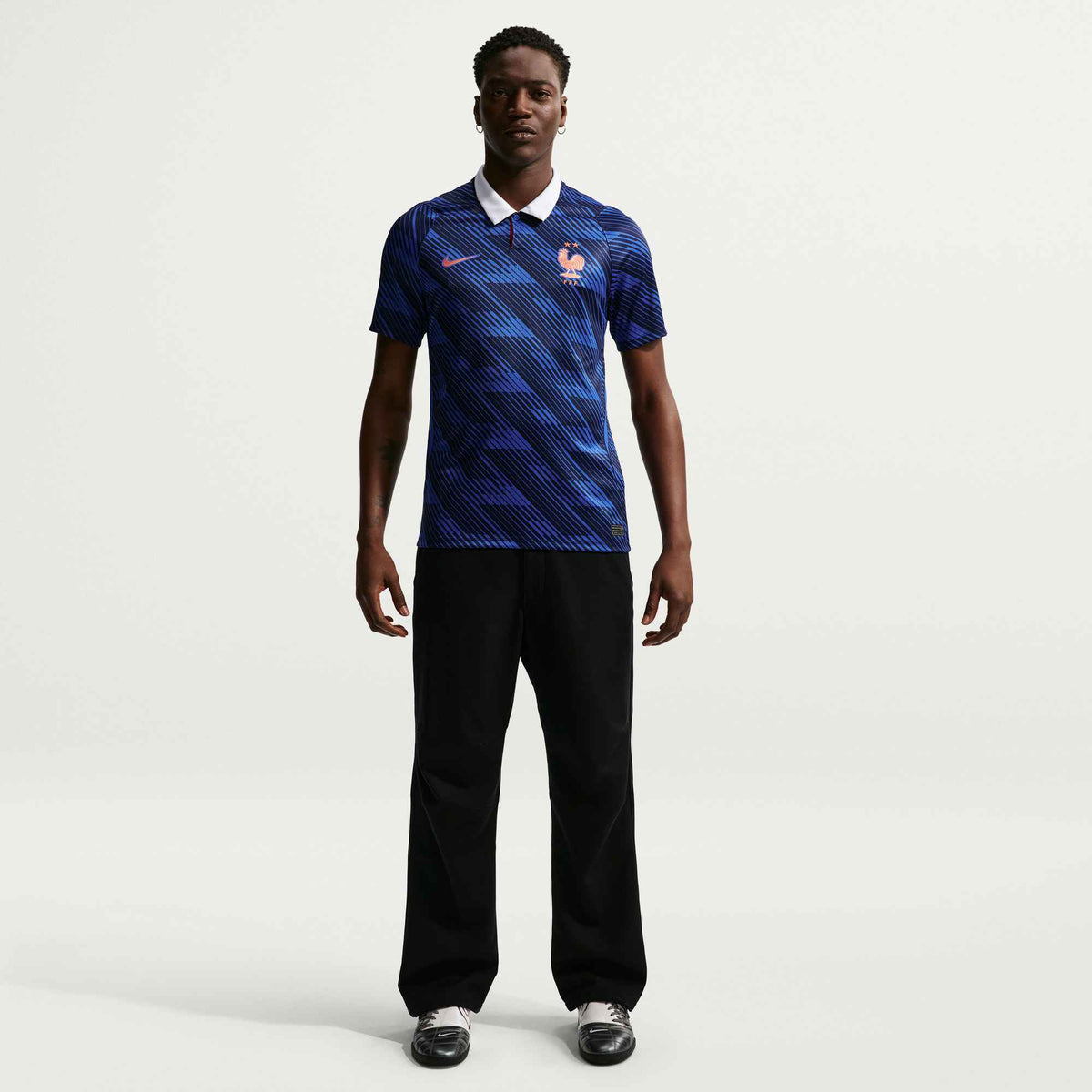 Nike Men's France Michael Olise Home Stadium Jersey 2026 (Game Royal/Metallic Copper)