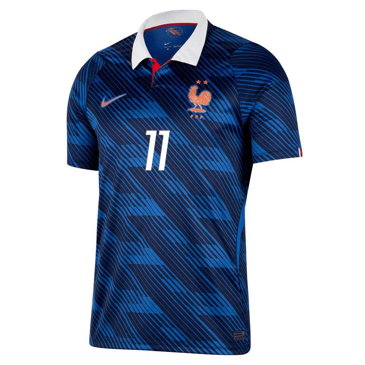 Nike Men's France Michael Olise Home Stadium Jersey 2026 (Game Royal/Metallic Copper)