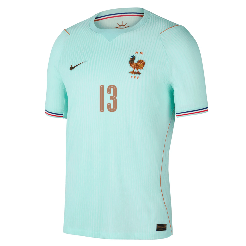 Nike Men's France N'Golo KantÃ© Match Authentic Away Jersey 2026 (Igloo/Monarch)
