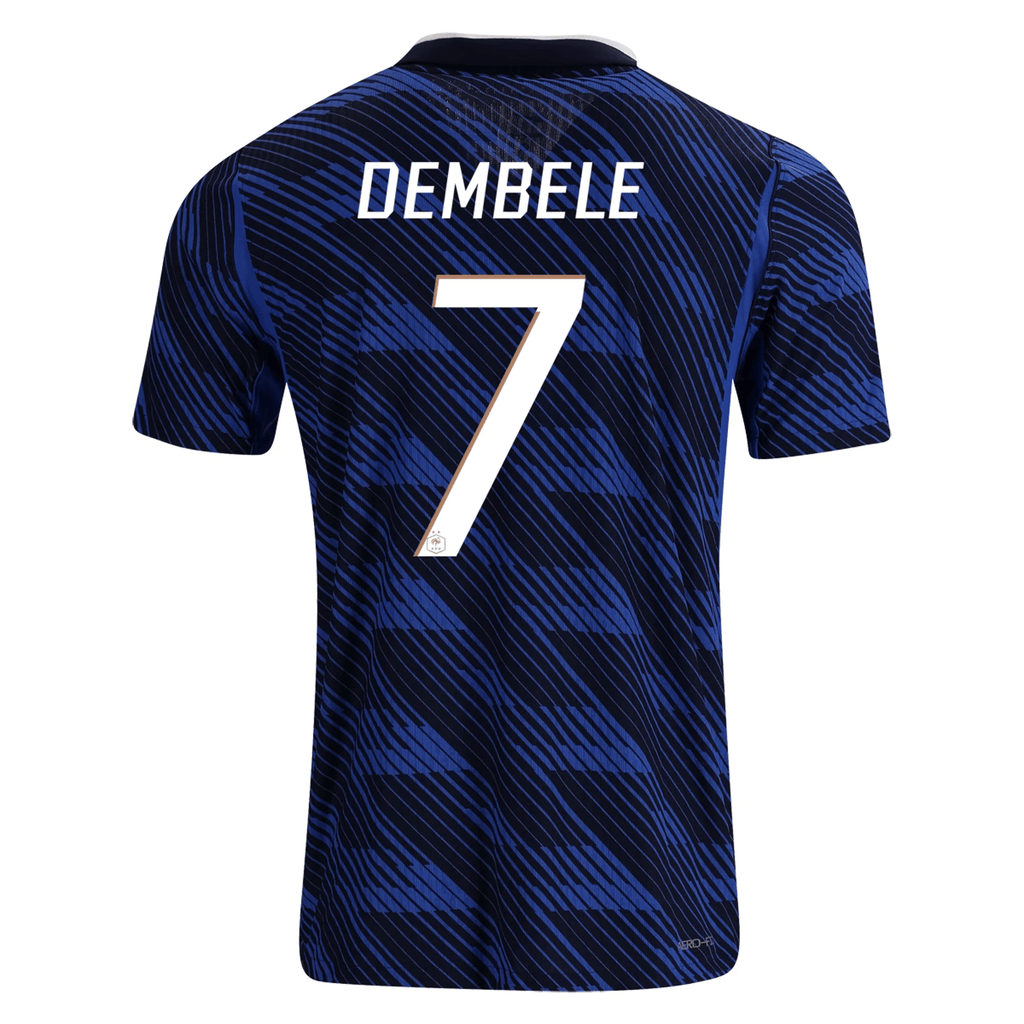Nike Mens France Ousmane DembÃ©lÃ© Match Authentic Home Jersey 2026 (Game Royal/Metallic Gold)