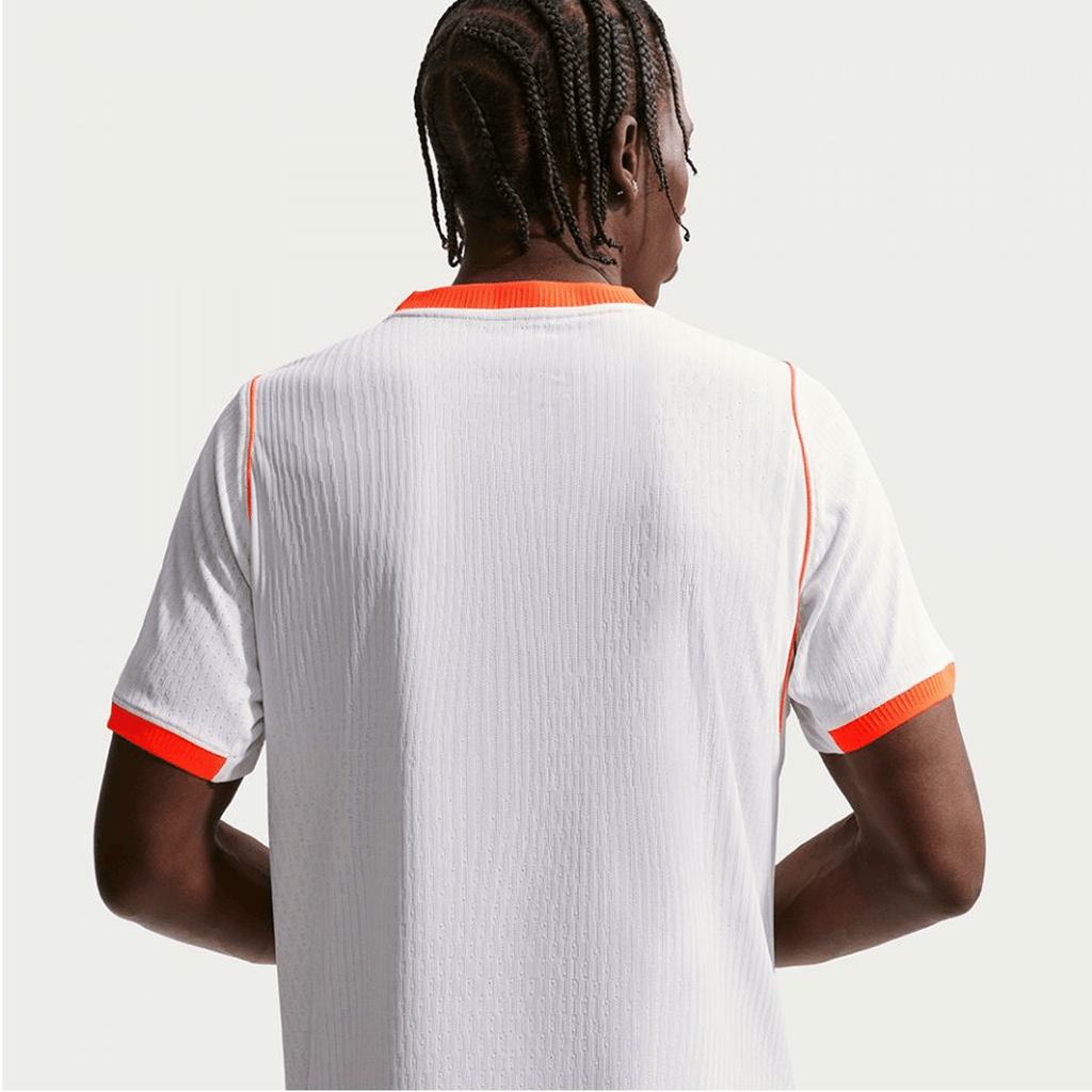 Nike Mens Netherlands Match Authentic Away Jersey 2026 (White/Hyper Crimson)