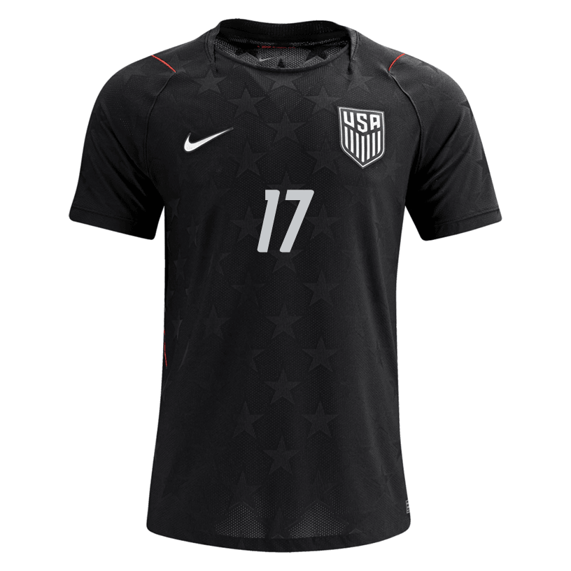 Nike Men's Tillman United States Match Authentic Away Jersey 2026 (Dark Obsidian/Pure Platinum)