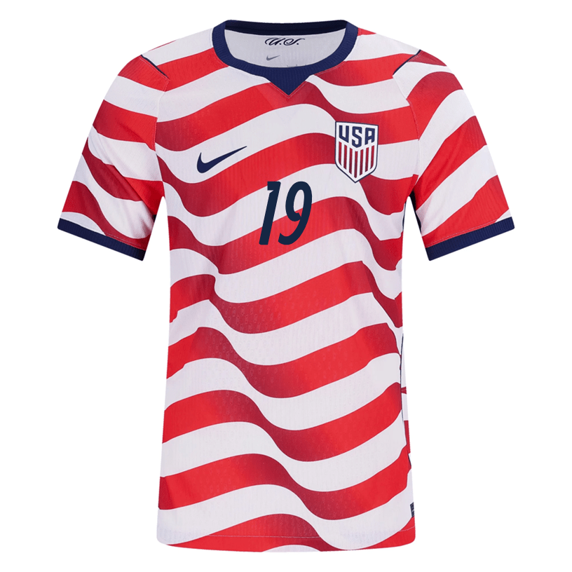 Nike Mens Wright United States Match Authentic Home Jersey 2026 (Sail/Midnight Navy)