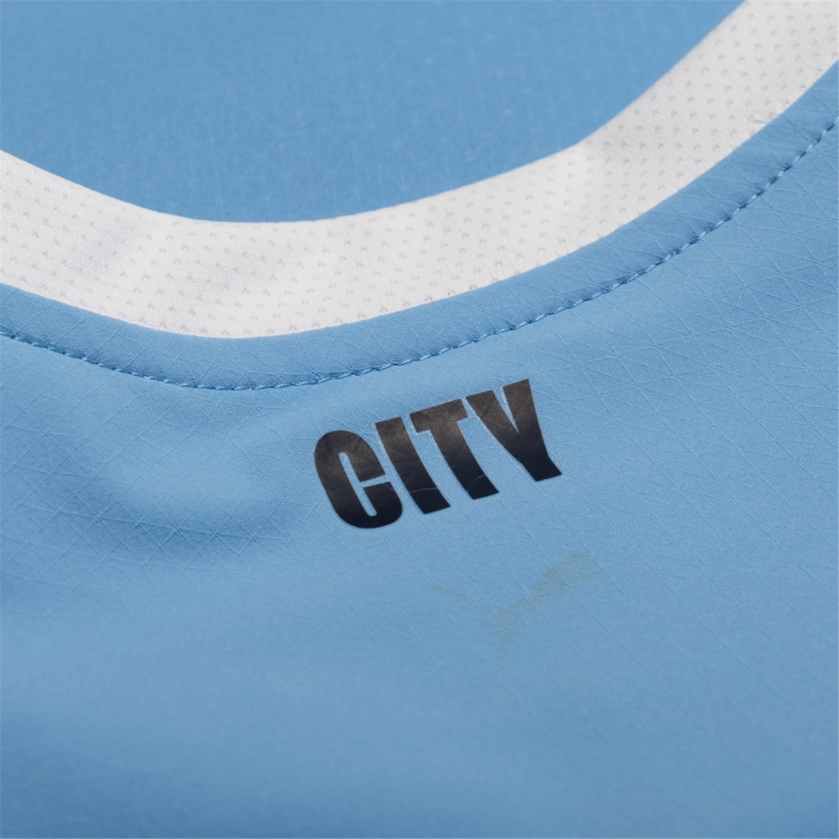 Puma Manchester City Authentic Rodrigo Home Jersey w/ Champions League Patches 25/26 (Team Light Blue/White)