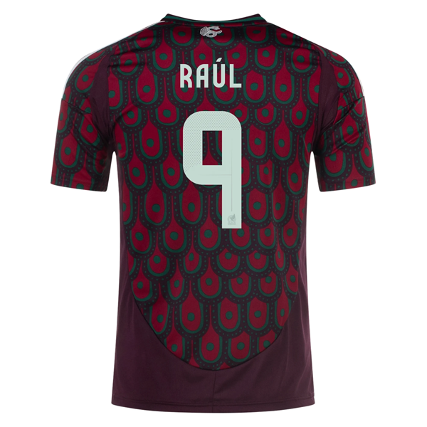 Adidas Mens Mexico RaÃºl JimÃ©nez Home Jersey 24/25 (Multicolor)