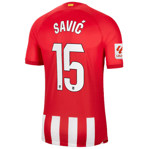 Nike Atletico Madrid Stefan SaviÄ‡ Home Jersey w/ La Liga Patch 23/24 (Sport Red/Global Red)